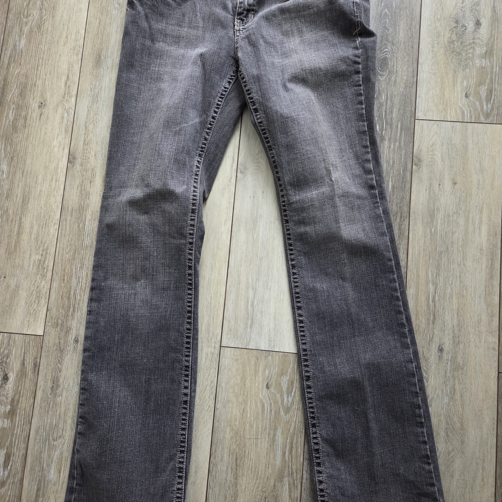 Aeropostale Women's Boot Cut Jeans in Gray